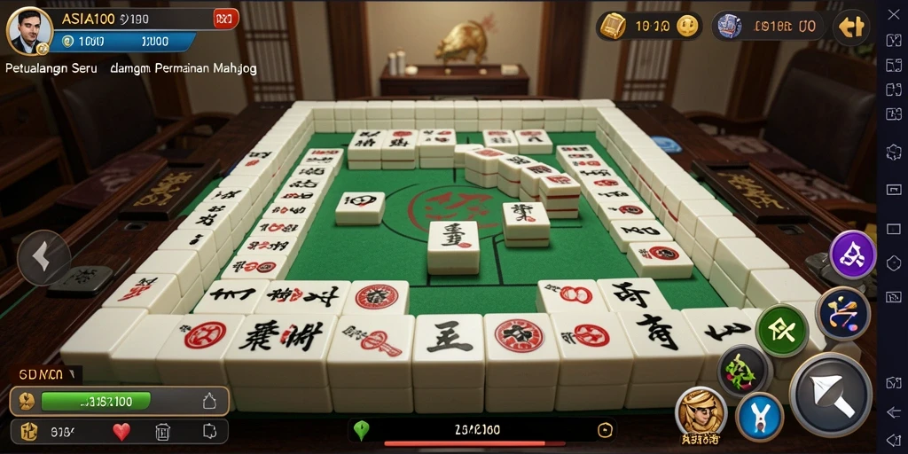 Tampilan gameplay seru dan menantang di ASIA100.