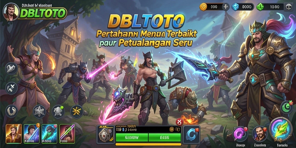 Tampilan menara pertahanan dalam aksi melawan musuh di DBLTOTO.