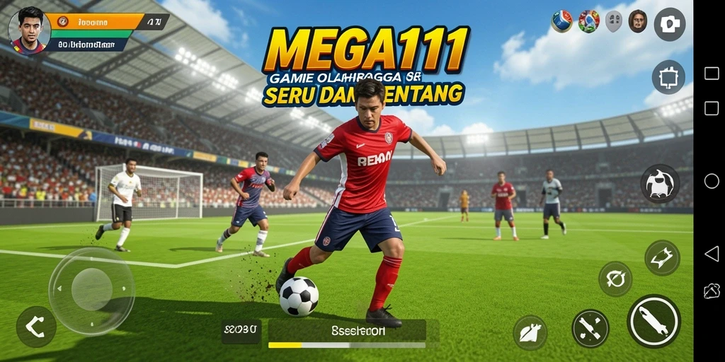 Tampilan gameplay seru dan dinamis dari MEGA111.