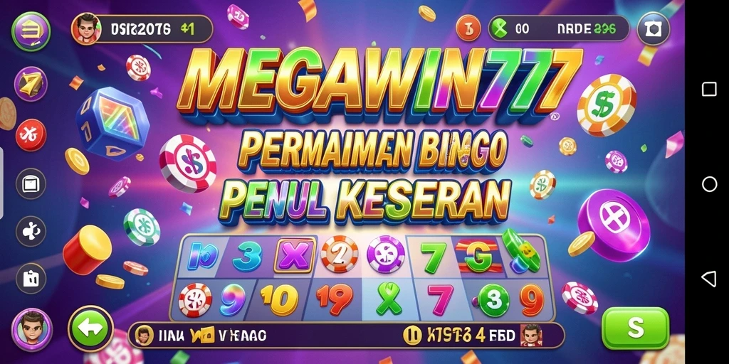 Tampilan gameplay seru dalam MEGAWIN777 yang penuh warna.