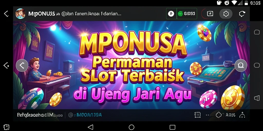 Gameplay menarik dari MPONUSA memperlihatkan keseruan permainan slot.