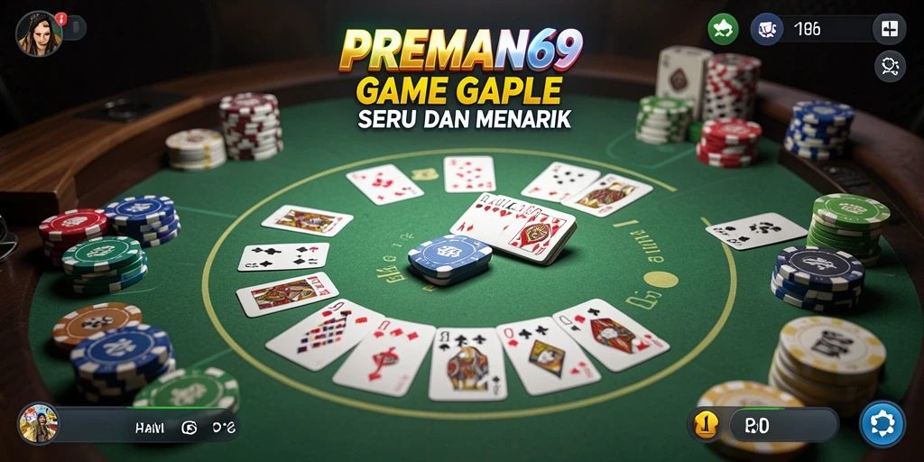 Screenshot gameplay menunjukkan keseruan bermain Gaple di PREMAN69.