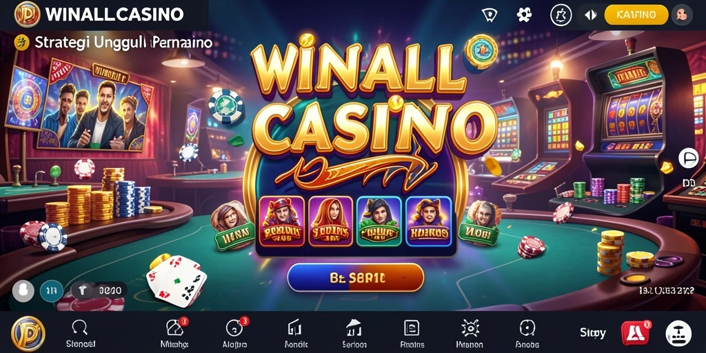 Tampilan gameplay WINALLCASINO yang penuh strategi dan tantangan.
